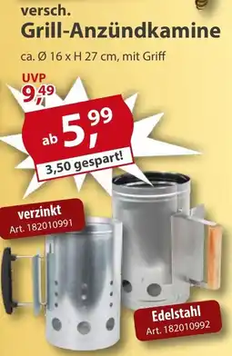 Sonderpreis Baumarkt versch. Grill-Anzündkamine Angebot
