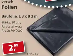 Sonderpreis Baumarkt versch. Folien Angebot