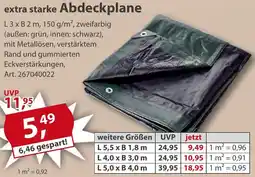 Sonderpreis Baumarkt extra starke Abdeckplane Angebot