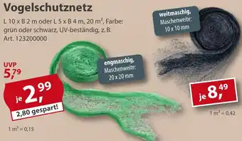 Sonderpreis Baumarkt Vogelschutznetz Angebot