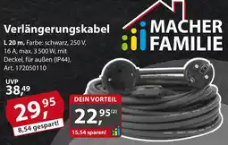 Sonderpreis Baumarkt Verlängerungskabel Angebot