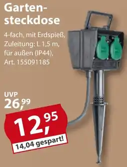 Sonderpreis Baumarkt Gartensteckdose Angebot