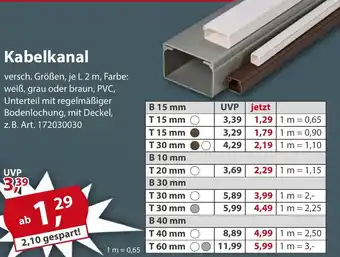 Sonderpreis Baumarkt Kabelkanal Angebot