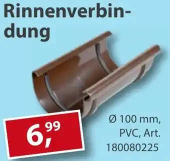Sonderpreis Baumarkt Rinnenverbindung Angebot