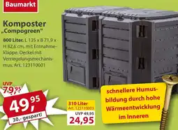 Sonderpreis Baumarkt Komposter ,,Compogreen" Angebot