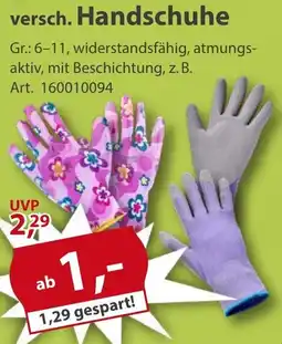 Sonderpreis Baumarkt versch. Handschuhe Angebot