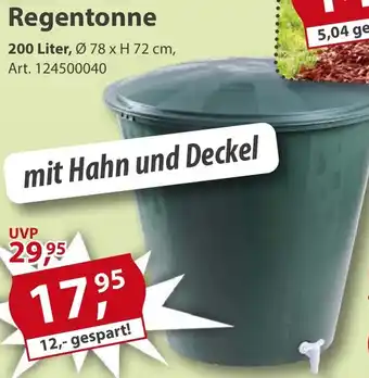 Sonderpreis Baumarkt Regentonne Angebot