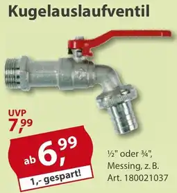 Sonderpreis Baumarkt Kugelauslaufventil Angebot
