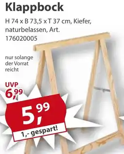 Sonderpreis Baumarkt Klappbock Angebot