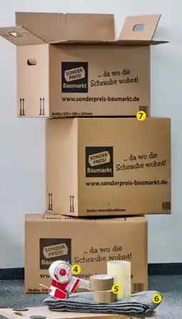 Sonderpreis Baumarkt Bücherkarton oder Umzugskarton Angebot