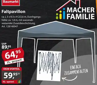 Sonderpreis Baumarkt Faltpavillon Angebot