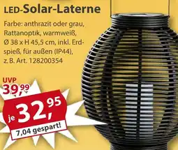Sonderpreis Baumarkt LED-Solar-Laterne Angebot