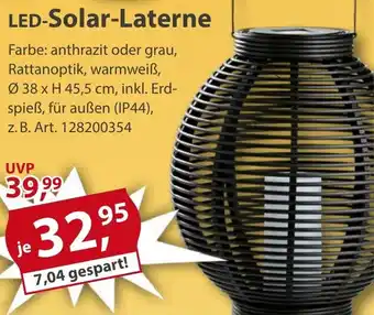 Sonderpreis Baumarkt LED-Solar-Laterne Angebot