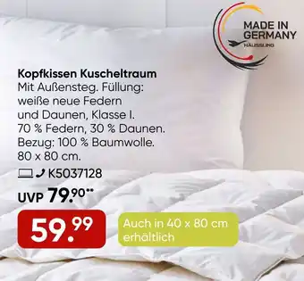 Galeria HÄUSSLING Kopfkissen Kuscheltraum Angebot