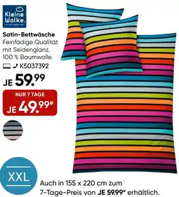 Galeria Kleine Wolke Satin-Bettwäsche Angebot