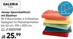 Galeria GALERIA home Jersey-Spannbetttuch mit Elasthan Angebot