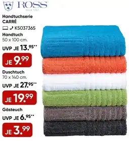 Galeria ROSS Handtuchserie CARRÉ Angebot