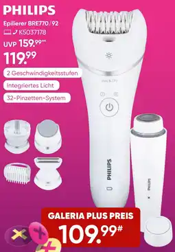 Galeria PHILIPS Epilierer BRE770/92 Angebot