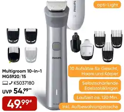 Galeria PHILIPS Multigroom 10-in-1 Angebot