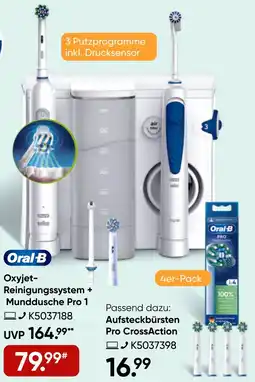 Galeria Oral-B Oxyjet Reinigungssystem + Munddusche Pro 1 Angebot
