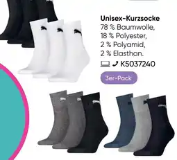 Galeria Puma Unisex-Kurzsocke Angebot