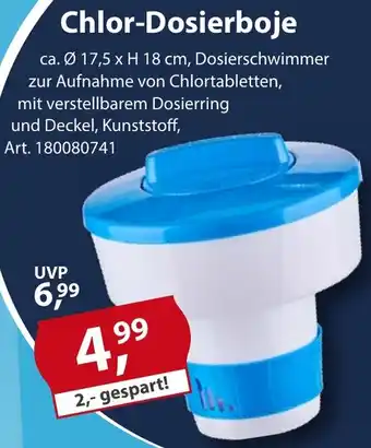 Sonderpreis Baumarkt Chlor-Dosierboje Angebot