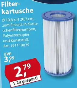 Sonderpreis Baumarkt Filterkartusche Angebot