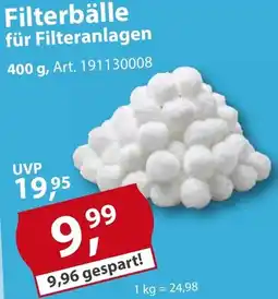 Sonderpreis Baumarkt Filterbälle für Filteranlagen Angebot