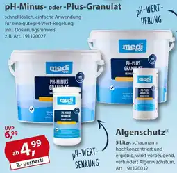 Sonderpreis Baumarkt medi Pool pH-Minus oder Plus-Granulat Angebot