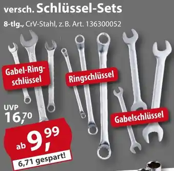 Sonderpreis Baumarkt versch. Schlüssel-Sets Angebot