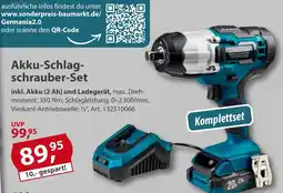 Sonderpreis Baumarkt GERMANIA Akku-Schlagschrauber-Set Angebot