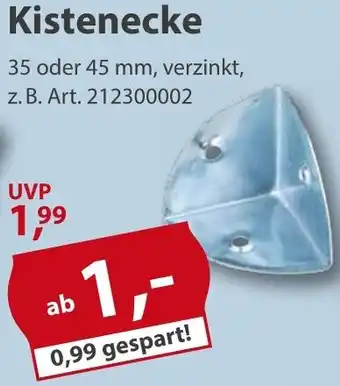 Sonderpreis Baumarkt Kistenecke Angebot