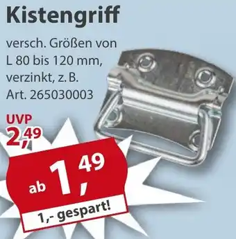 Sonderpreis Baumarkt Kistengriff Angebot