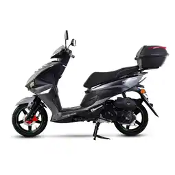 Netto Marken-Discount Alpha Motors Motorroller Powermax 50 ccm 45 kmh EURO 5 dunkelgrau inkl. Topcase Angebot