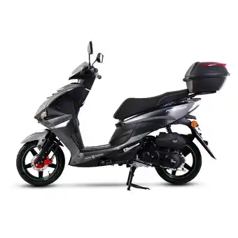 Netto Marken-Discount Alpha Motors Motorroller Powermax 50 ccm 45 kmh EURO 5 dunkelgrau inkl. Topcase Angebot