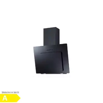 Netto Marken-Discount PKM 9039X Glas schwarz Dunstabzugshaube Randabsaugung 60cm Schräg Angebot