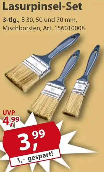 Sonderpreis Baumarkt Lasurpinsel-Set Angebot