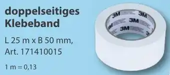 Sonderpreis Baumarkt doppelseitiges Klebeband Angebot
