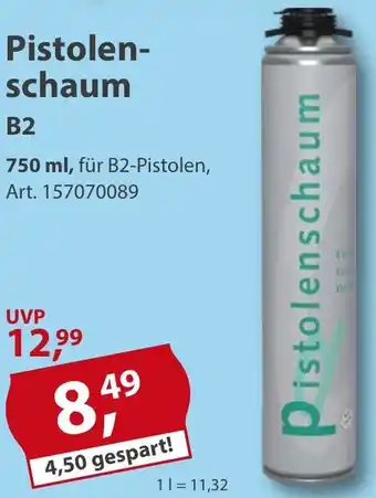 Sonderpreis Baumarkt Pistolenschaum B2 Angebot