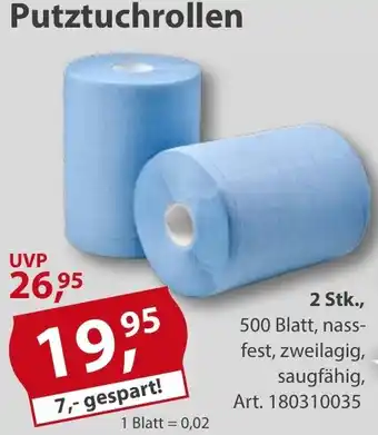 Sonderpreis Baumarkt Putztuchrollen Angebot