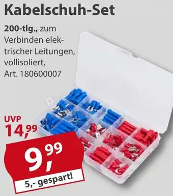 Sonderpreis Baumarkt Kabelschuh-Set Angebot