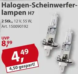 Sonderpreis Baumarkt Halogen-Scheinwerferlampen H7 Angebot