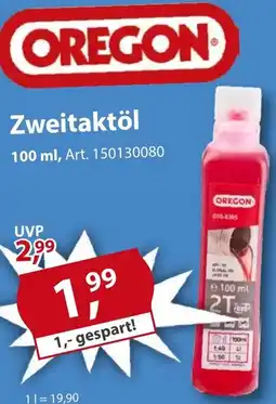 Sonderpreis Baumarkt OREGON Zweitaktöl Angebot