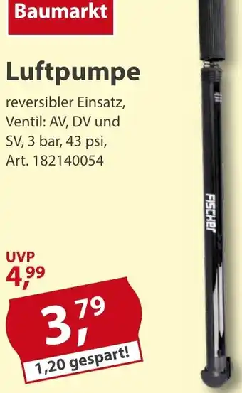 Sonderpreis Baumarkt Luftpumpe Angebot