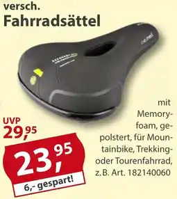 Sonderpreis Baumarkt versch. Fahrradsättel Angebot