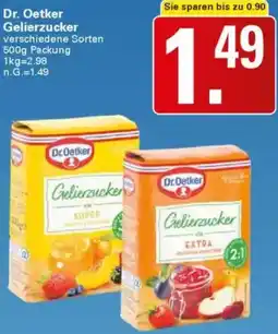 WEZ Dr. Oetker Gelierzucker Angebot