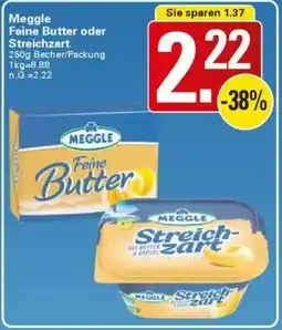 WEZ Meggle Feine Butter oder Streichzart Angebot