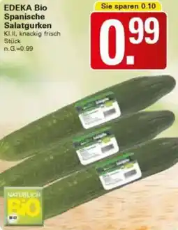 WEZ EDEKA Bio Spanische Salatgurken Angebot