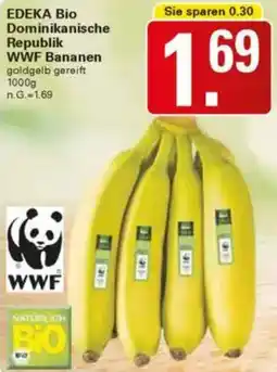WEZ EDEKA Bio Dominikanische Republik WWF Bananen Angebot
