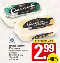 WEZ Bruno Gelato Eiscreme Angebot